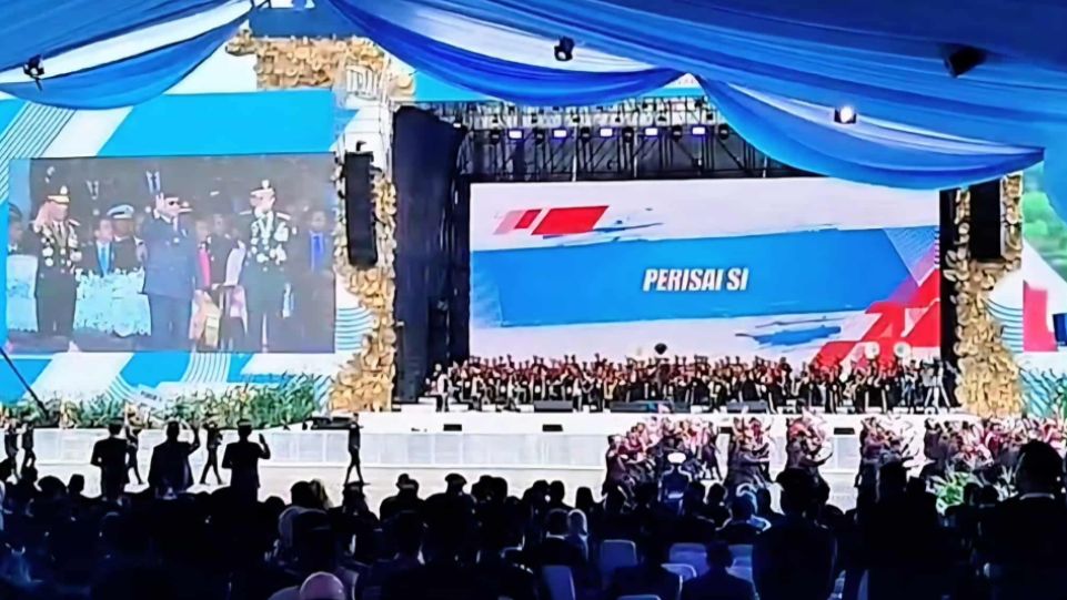 Presiden Prabowo Apresiasi Batalyon Perisai Syarikat Islam di Momen HUT Bhayangkara ke-79